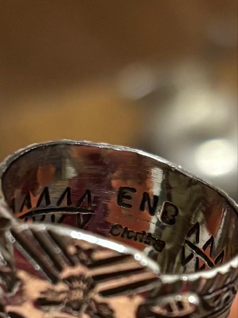 約22号】シルバー リング ナバホ インディアンジュエリー