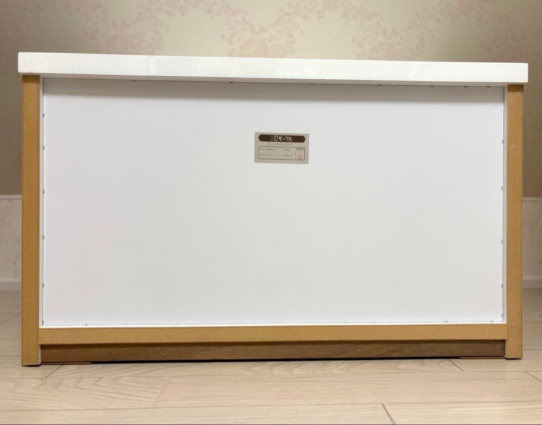 ラムダ ホワイト ローボード テレビボード AVボード 未使用美品（送料