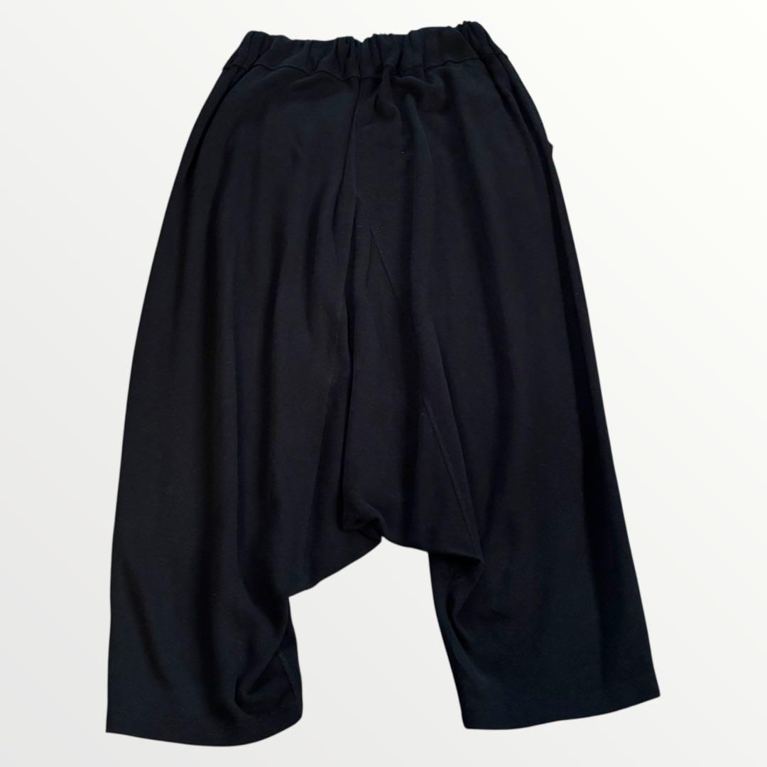 入手困難✨ ヨーガンレール カシミヤ混 ボトムス サルエルパンツ ブラック