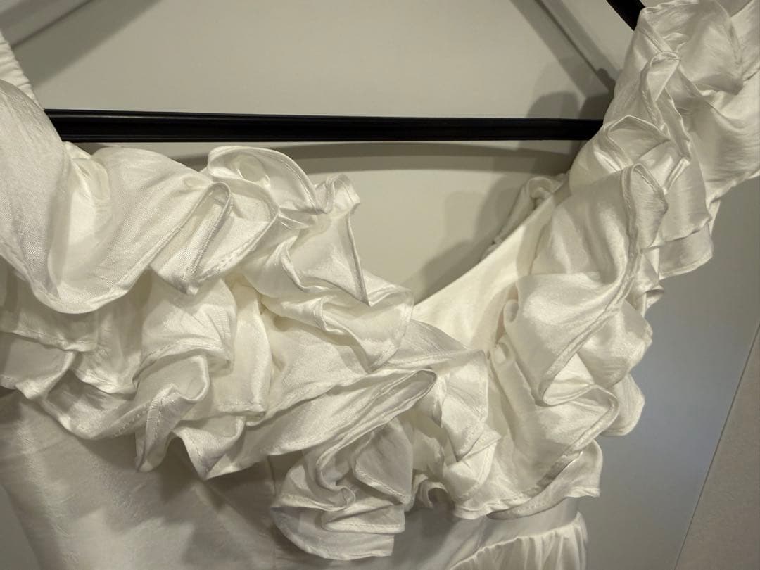 ホワイト ウェディング ブライダル 前撮り ドレス