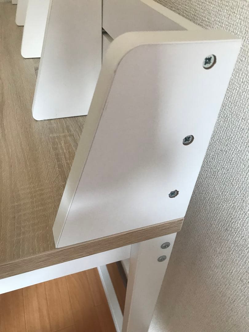 LOWYA デスク 可動棚,引き出し付き 幅110