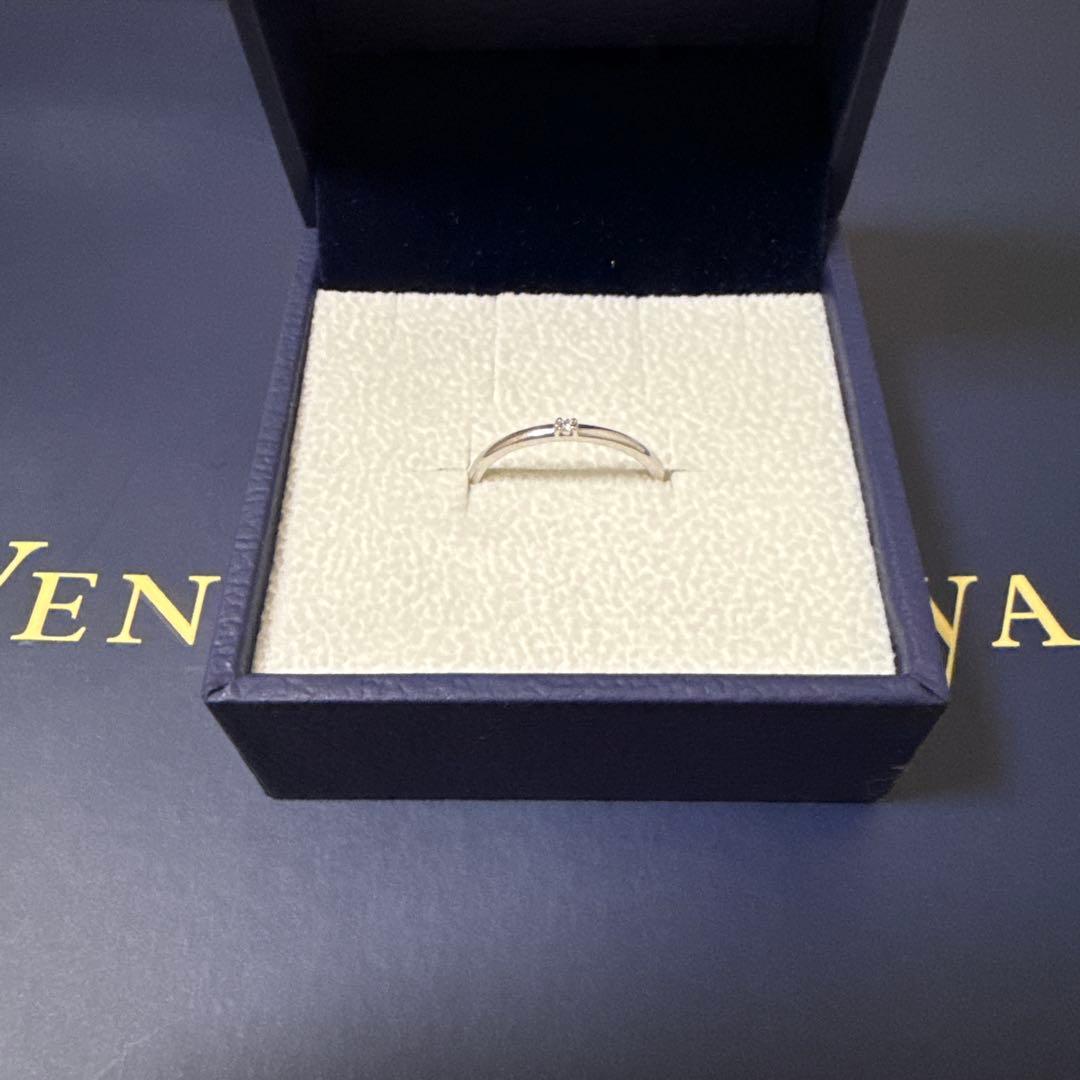 【半額以下】 ヴァンドーム青山 ホワイトゴールド ペアリング9号