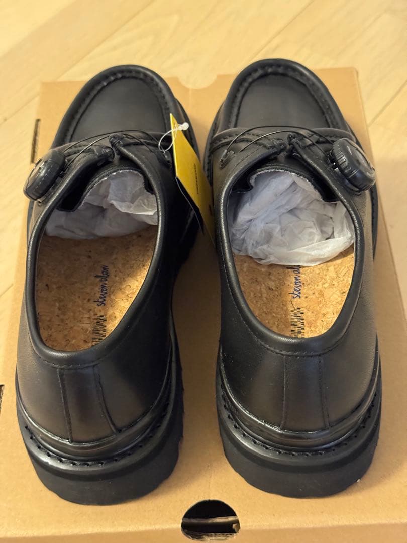 PG × Steven Alan」 KNOCK BLACK LEATHER 42