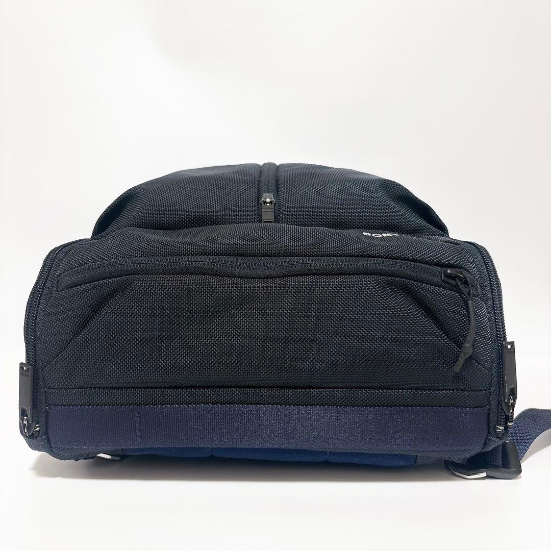 《美品》ポーター UPSIDE 3WAY BRIEFCASE リュック ネイビー