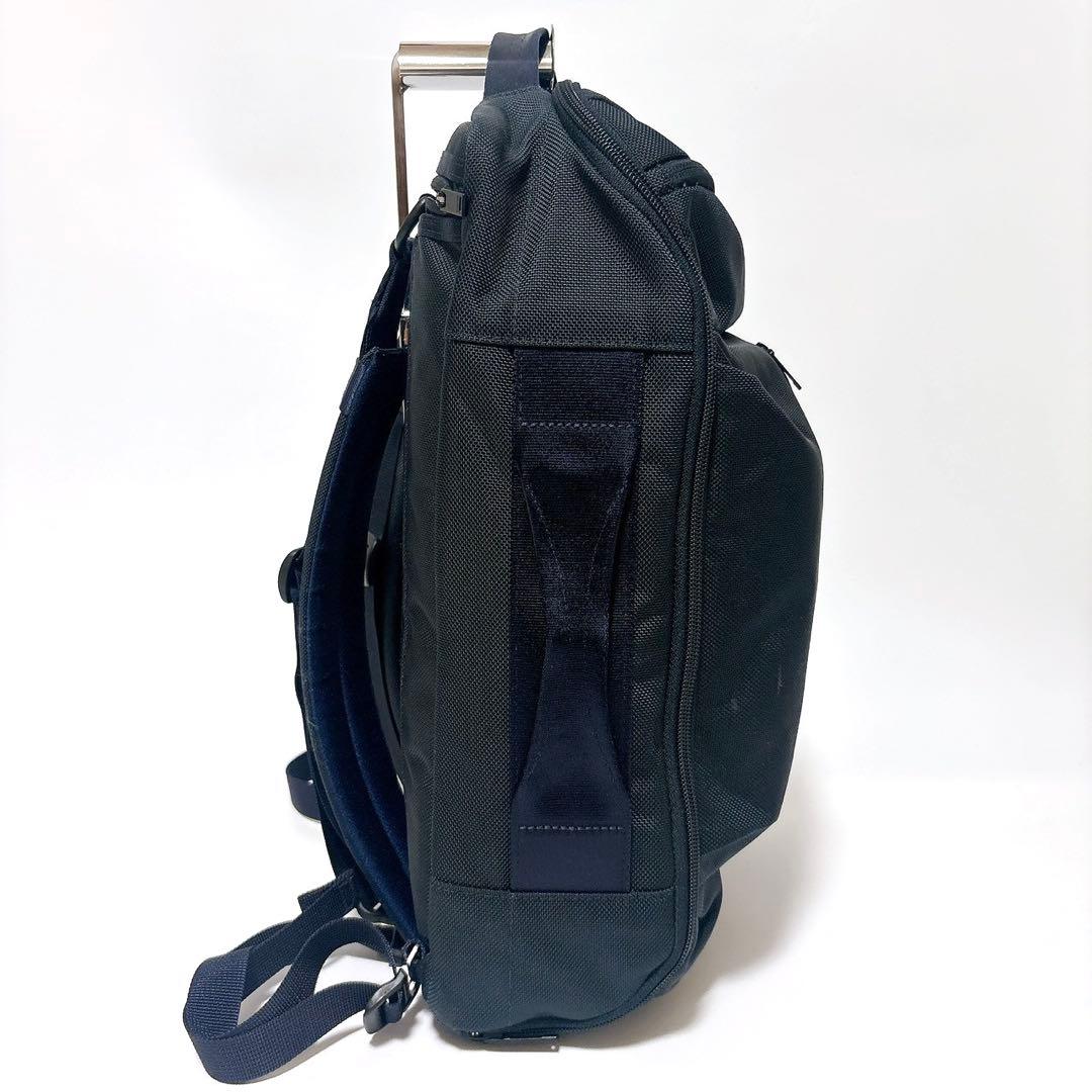 《美品》ポーター UPSIDE 3WAY BRIEFCASE リュック ネイビー