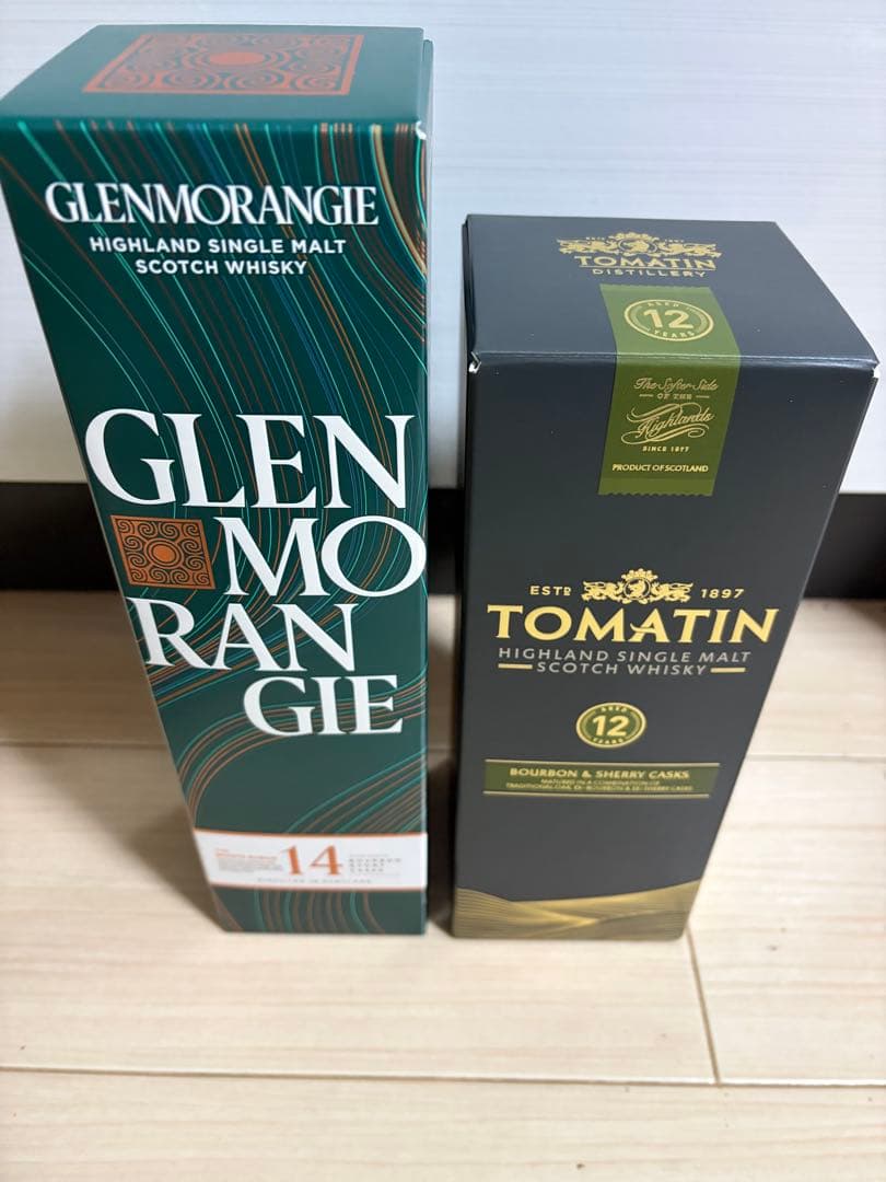グレンモーレンジ キンタルバン14年・トマーティン12年　2本セット 送料無料】【2本セット】グレンモーレンジ キンタルバン 12年＆14年