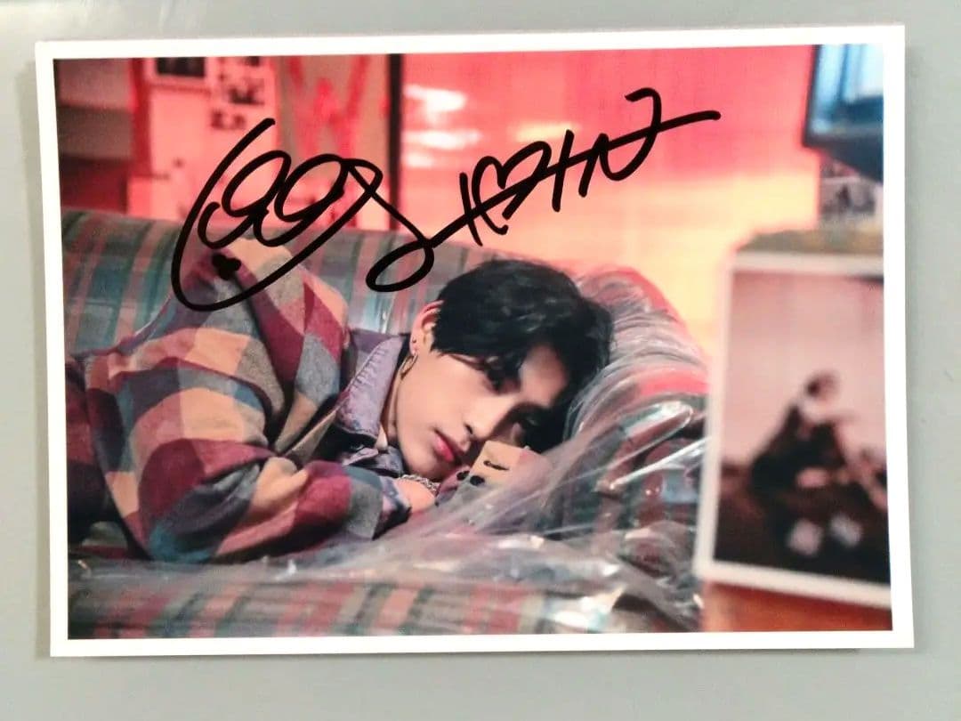 イム・ジミン直筆サイン入り2Lサイズ写真…JUST B…