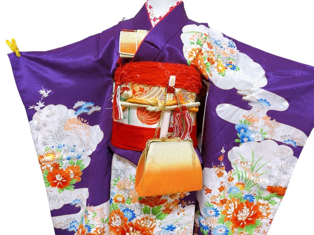 お買い得品♡七五三　7歳　女の子　セット　紫系