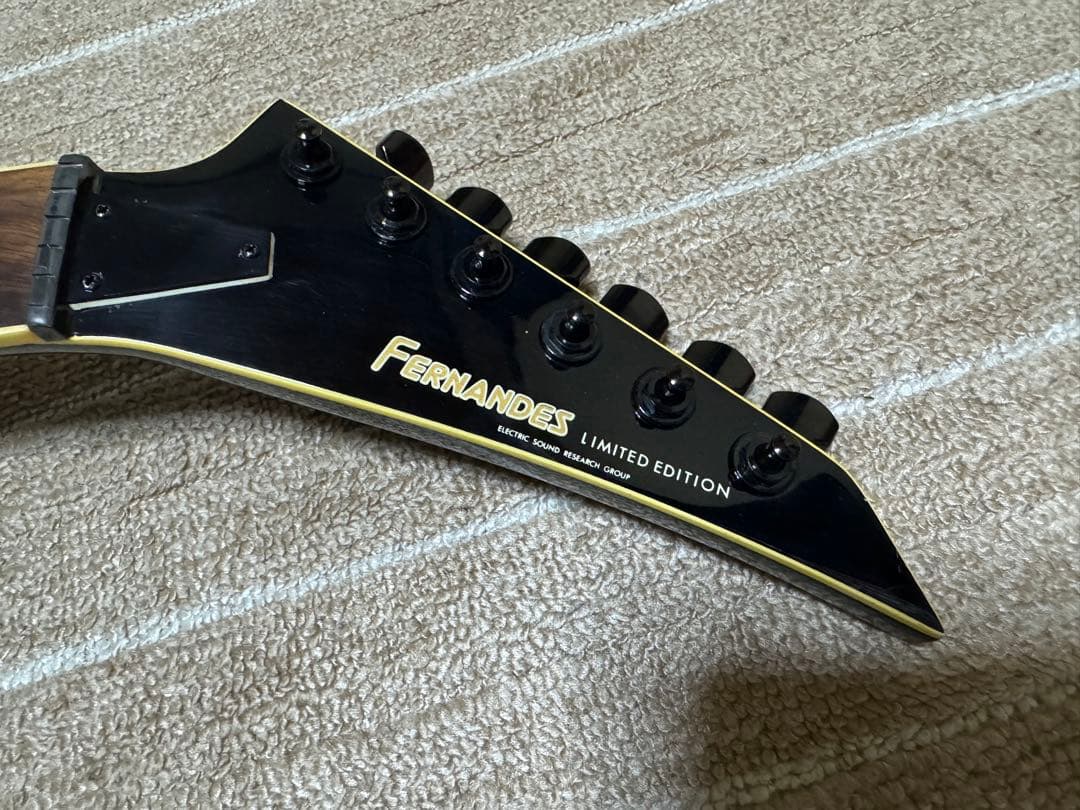 初期型TE−95HT布袋寅泰モデル白文字FGI リアPU難ありFERNANDES