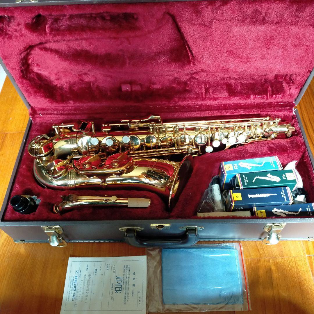 JUPITER　ジュピター　 アルトサックス 　ハードケース、リード複数付き