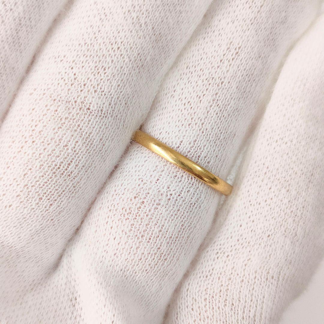 K18　天然石ルビー　天然ダイヤモンド　リング　指輪　ゴールド　ルビー　11