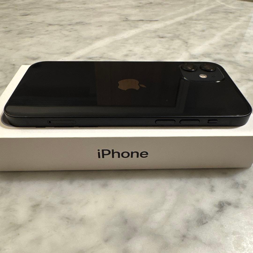iPhone 12 Black 128GB極美品SIMフリーバッテリー残量98%