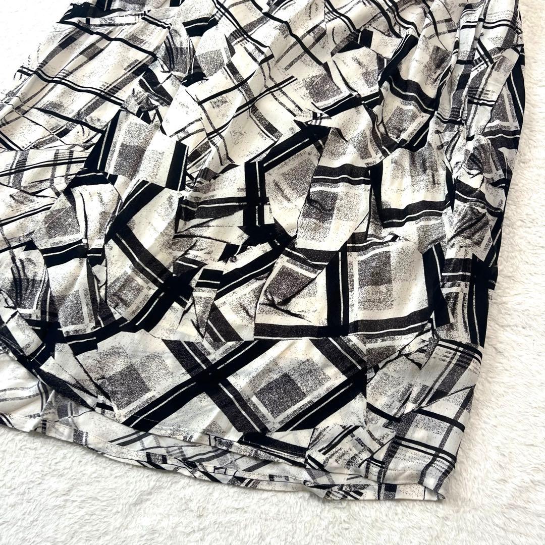 タグ付き新品未使用 Y’s ワイズ シアー マキシ丈スカート アシンメトリー