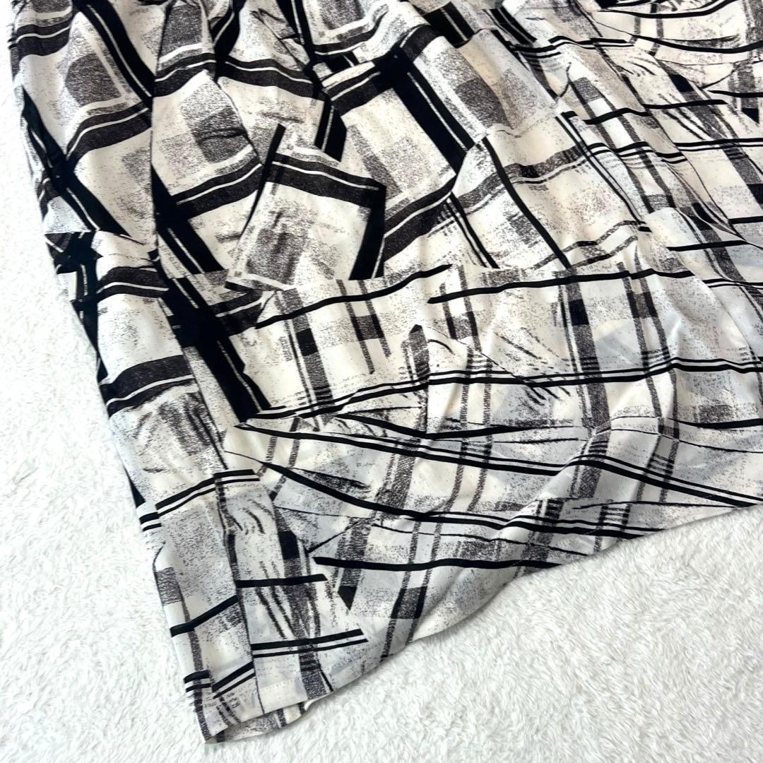 タグ付き新品未使用 Y’s ワイズ シアー マキシ丈スカート アシンメトリー