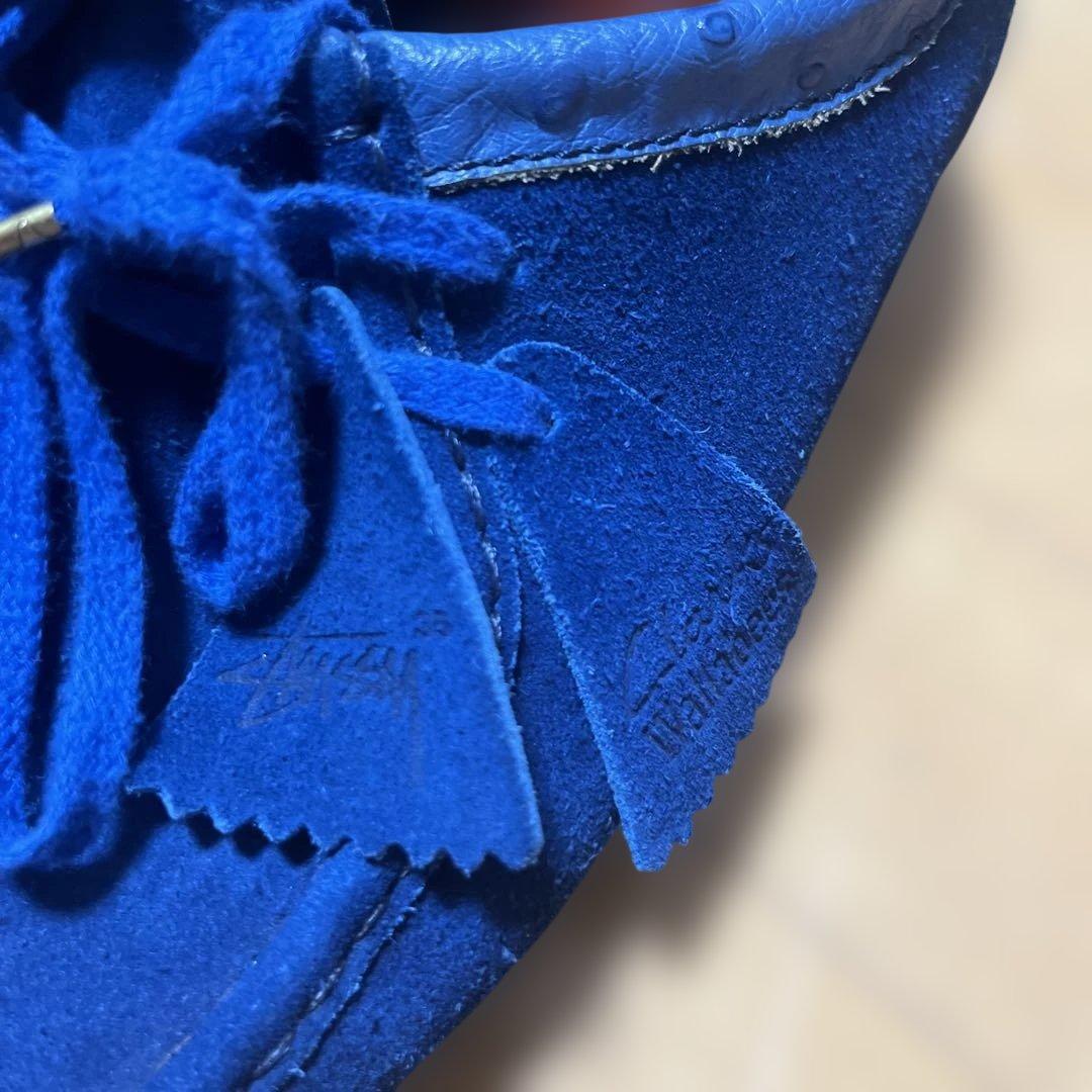 Clarks×stuusy コラボ　ワラビー　青