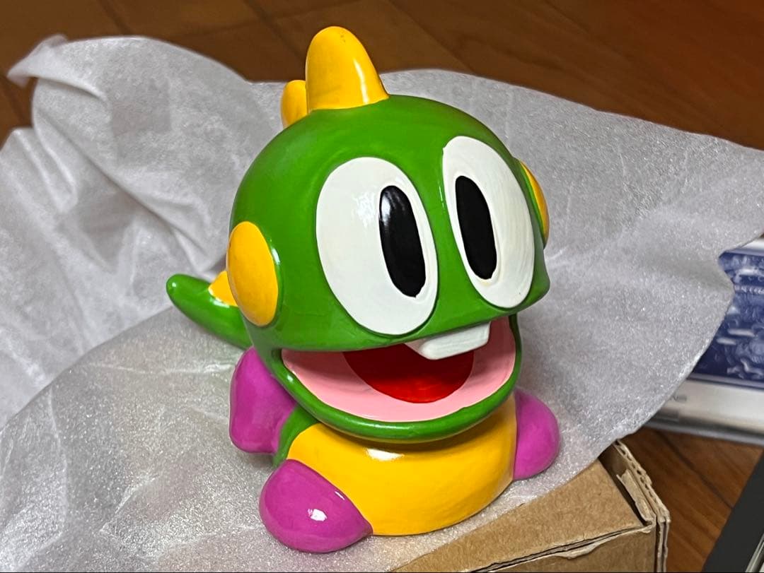 FM-TOWNS版　バブルボブル　バブルン　貯金箱　特典品