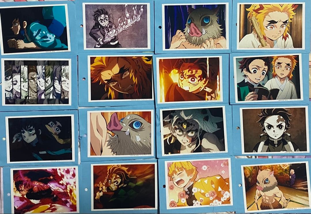 鬼滅の刃　場面写ブロマイドくじ71枚セット