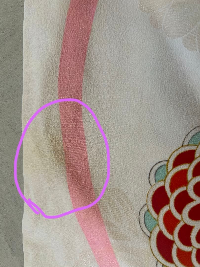 7歳　七五三　アンティーク着物、帯(西陣織)、帯揚げ、帯締め　しごきのセット