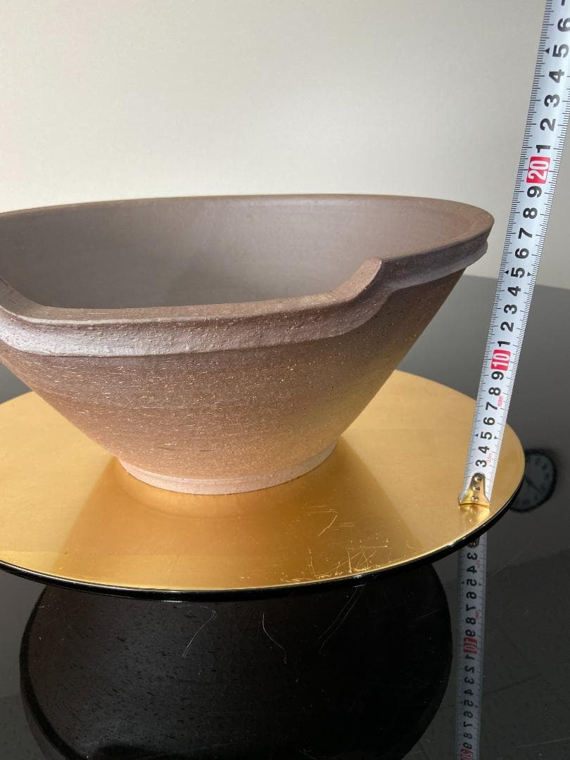 瓶懸 火鉢 井上春峰 作 茶道具 土風炉（美品)フトン付き