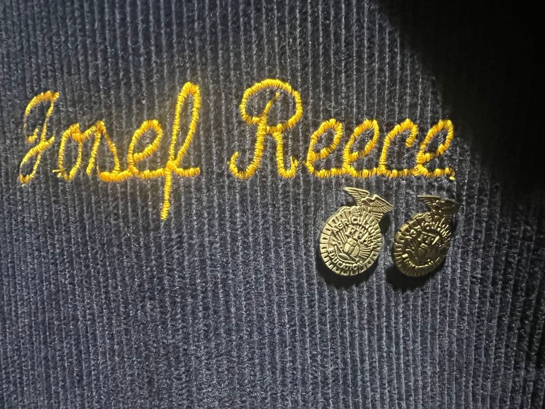 FFAコーデュロイジャケット 個人名刺繍入り　美品