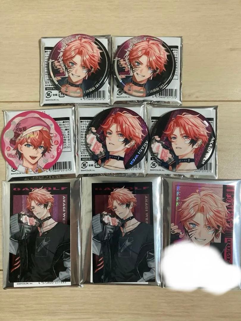 にじさんじ ぎゃうるふ 赤城ウェン セット - メルカリ