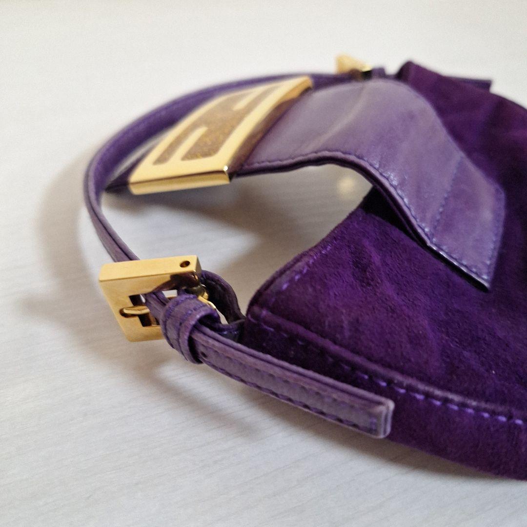 Fendi 紫色 ハンドバッグ