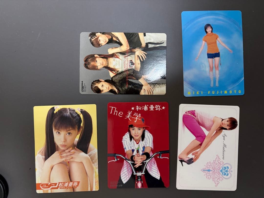 松浦亜弥、後藤真希、藤本美貴 トレーディングカードセット - メルカリ