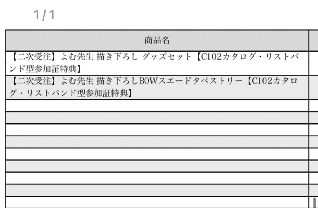 よむ先生 描き下ろし グッズセットC102