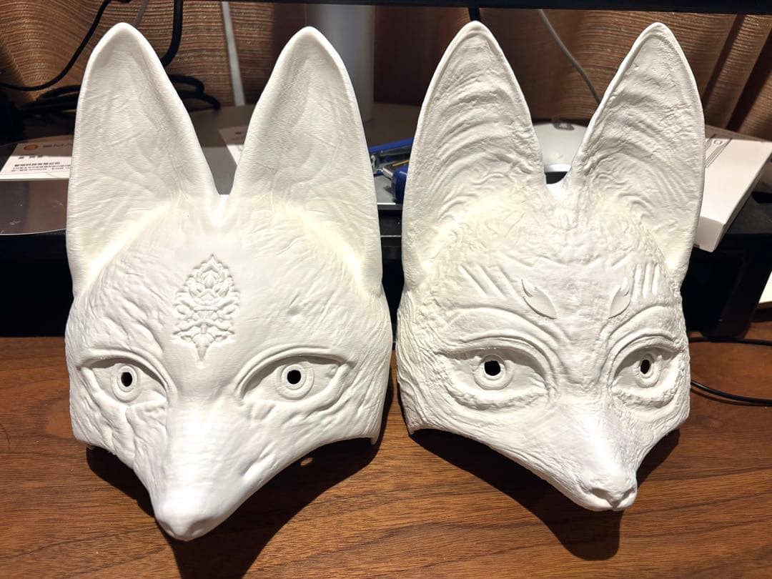 サイレント ヒルf 狐面仮面セット （未塗裝） Silent Hill f - メルカリ