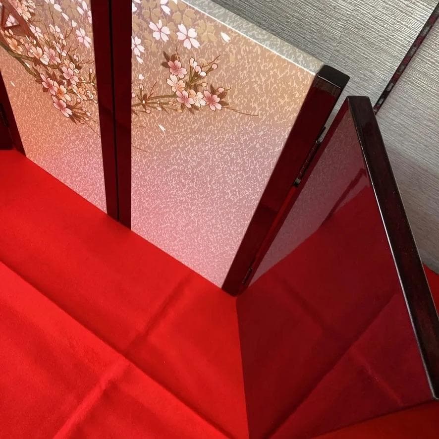 専用ページ　G5 高さ39㎝位　雛人形屏風　ひな人形屏風　親王飾り