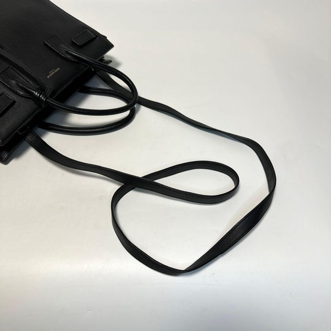 q57【極美品】サンローラン　サックドジュール　ベイビー黒　2wayショルダー.