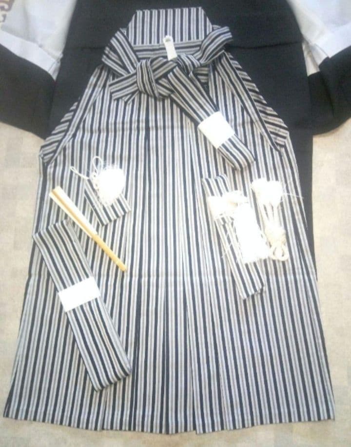 【七五三五歳男の子】正絹羽織袴セットクリーニング済み