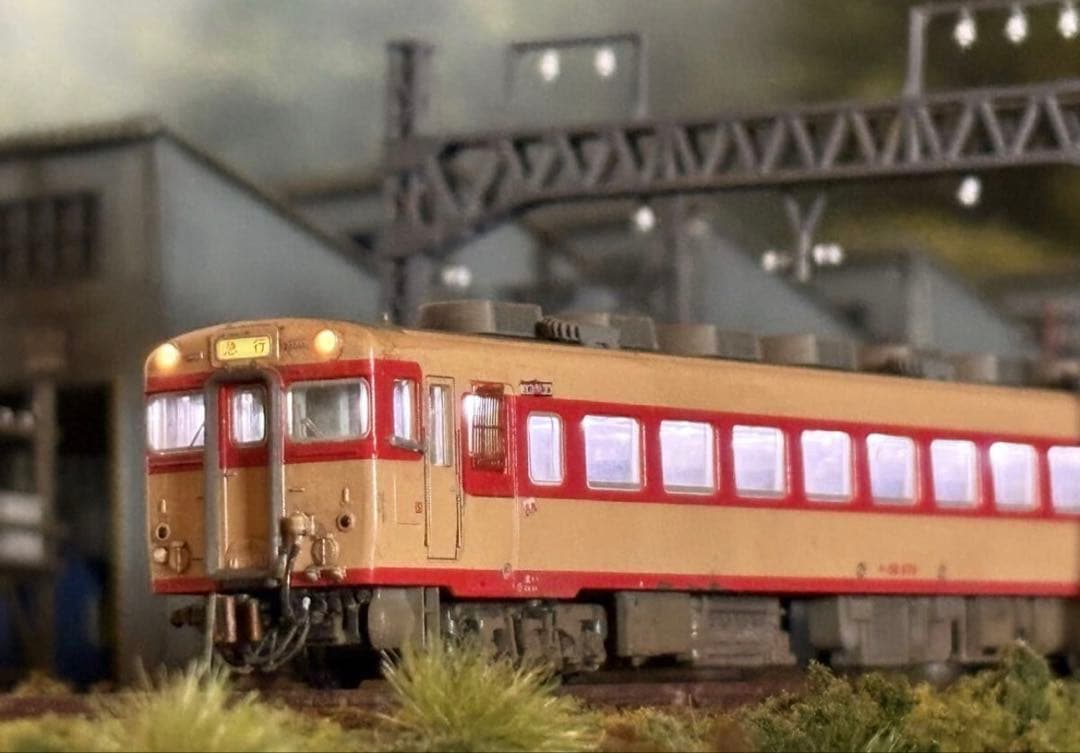 国鉄キハ58 急行「紀州」室内灯入りウエザリング加工品