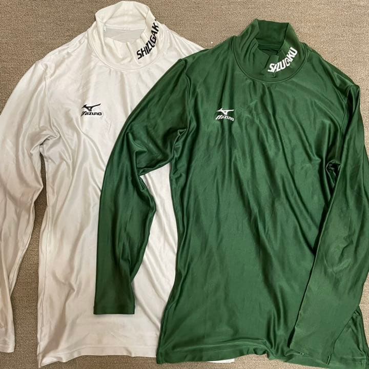 静岡学園 サッカー部 インナーシャツ 白緑セット Mサイズ - メルカリ