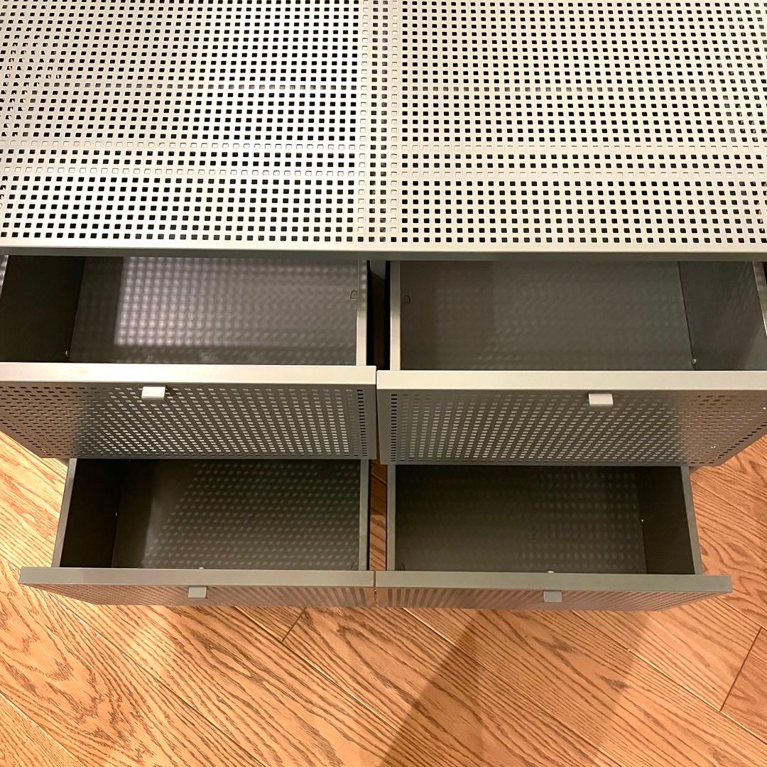 廃盤 IKEAイケアNIKKEBYニッケビーチェストキャビネット収納棚