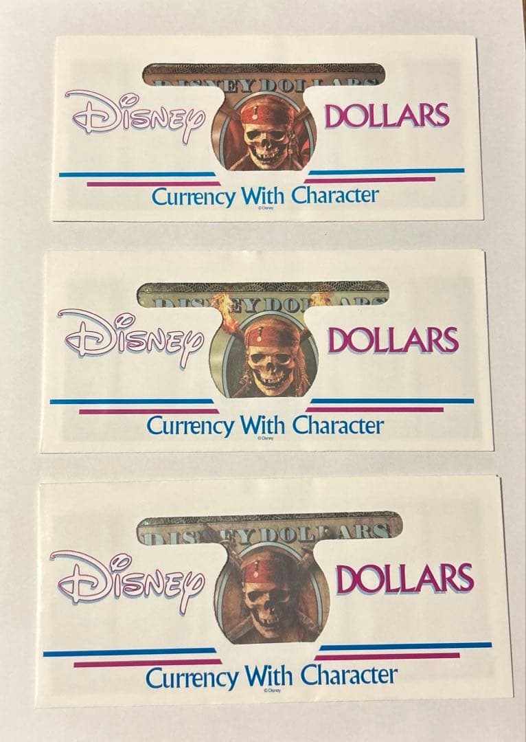 【希少】 Disney Dollar パイレーツ・オブ・カリビアン 1ドル札