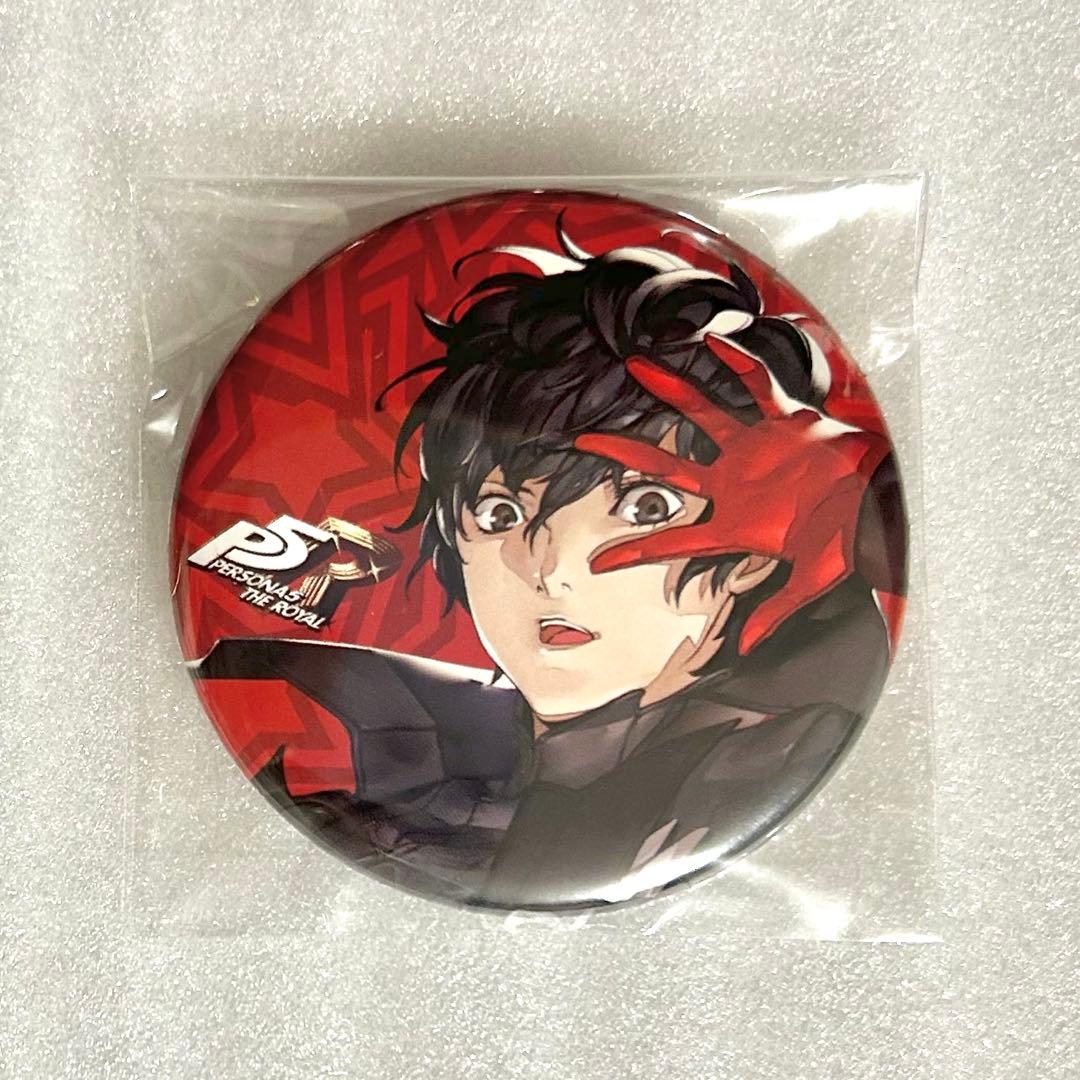 ペルソナ5 P5R マルイ スクエア缶バッジ 主人公