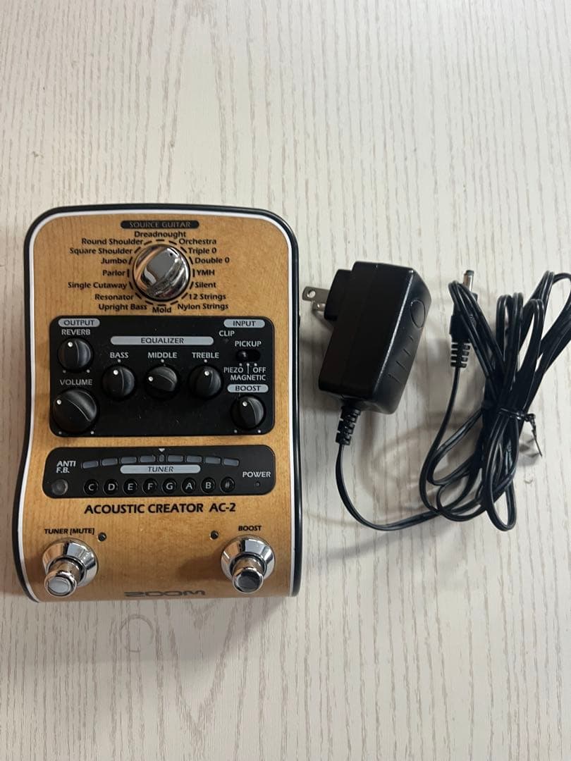 ZOOM AC-2 アコースティックエフェクター 楽天市場】ZOOM AC-2 Acoustic Creator アコースティックギター用