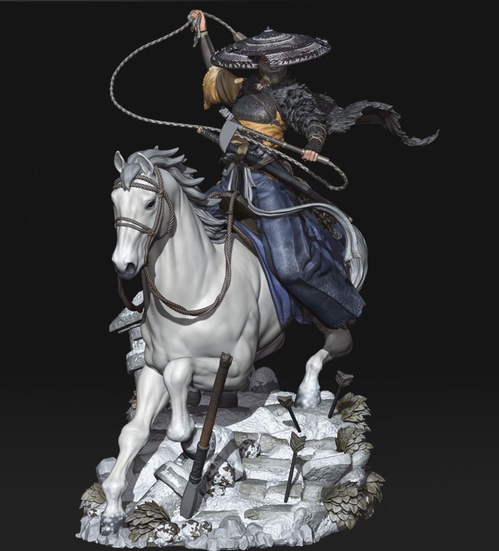 Ghost of Yotei 1/10 未塗装未組立 フィギュア ガレージキット