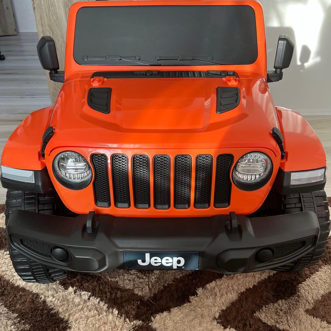ジープ　ラジコン　オレンジ　電動車用ラジコンカー　キッズカー