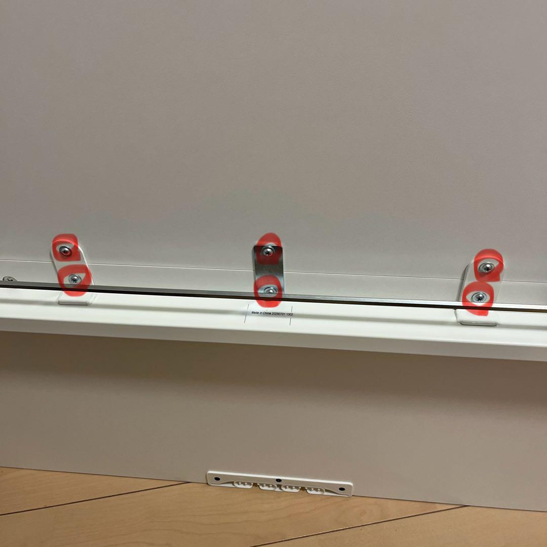 電動昇降式デスク　ErGear　ホワイト　140 x 70 x 72-118cm