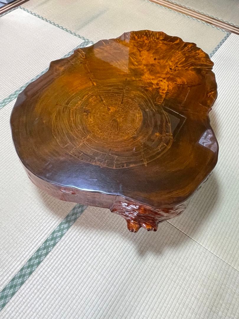 asaki　秋山郷　山源木工　無垢　輪切りテーブル asaki 秋山郷 山源木工 無垢 輪切りテーブル その他・素材 | 秋山郷