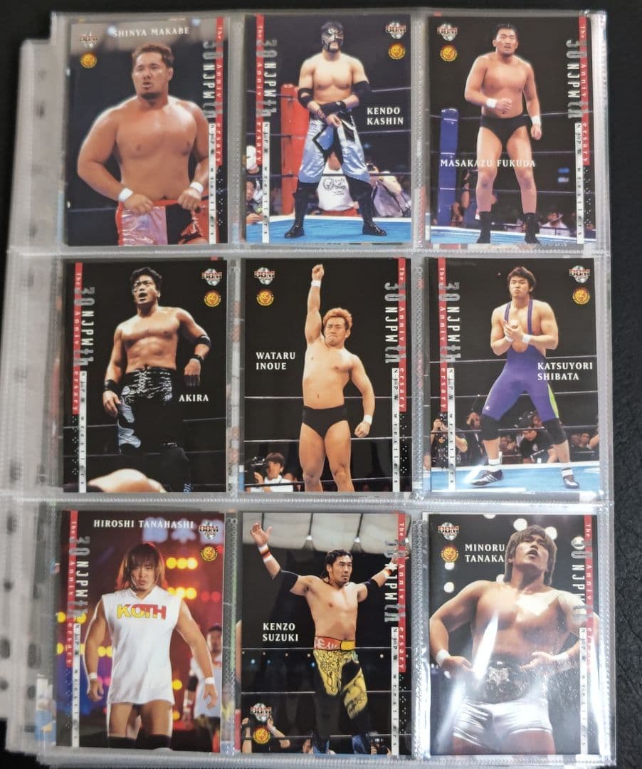 バラ売りBBMプロレスカード 新日本プロレス創立30周年カード 日本人レギュラー