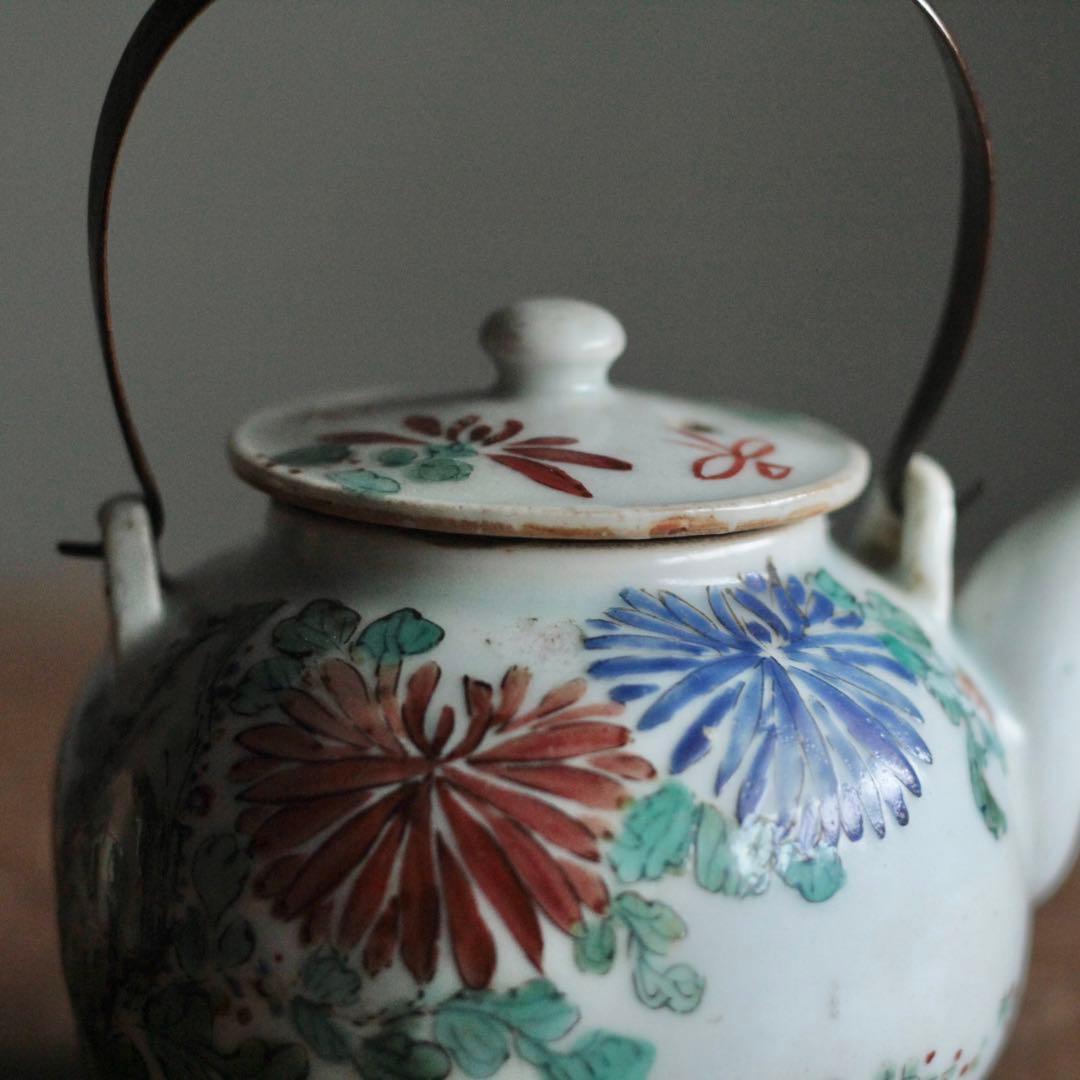 薩摩平佐 色絵 ちょか 古美術 古道具 アンティーク