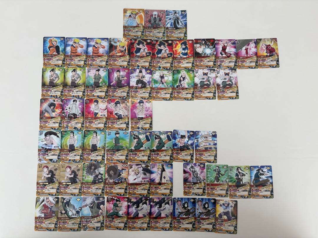 NARUTO ナルト　データカードダス　まとめ売り　55枚　爆レアあり