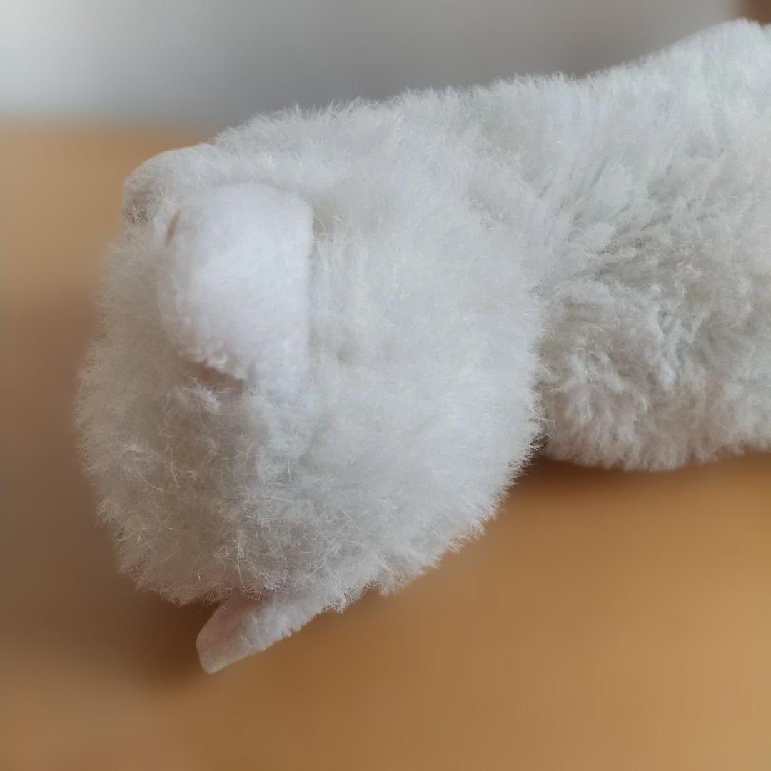 激レア！ビンテージ 日本製 吉徳 昭和レトロ 白猫 ぬいぐるみ - メルカリ