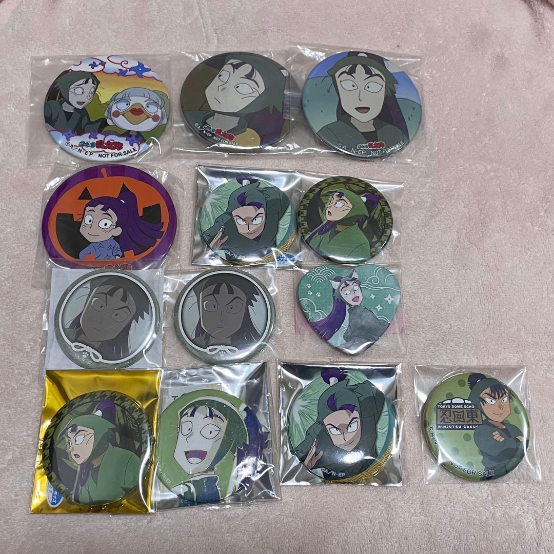 忍たま乱太郎 立花仙蔵 缶バッジ ぬいぐるみ アクリルキーホルダー