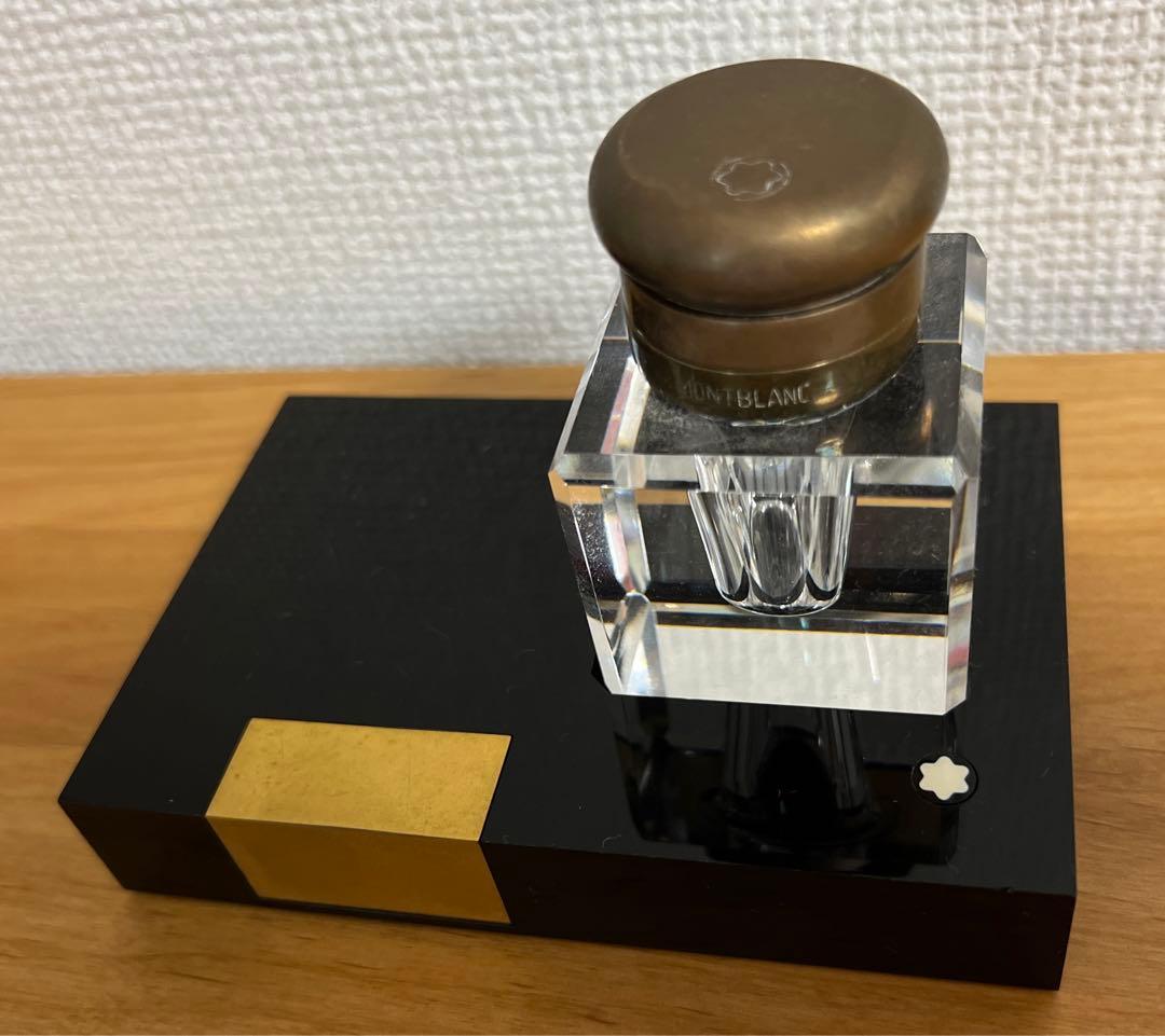 モンブラン クリスタル インクウェル インク瓶