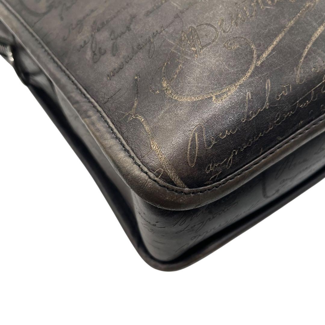 【美品】ベルルッティ カリグラフィ ビジネスバッグ 本革　ハンドバッグ　メンズ