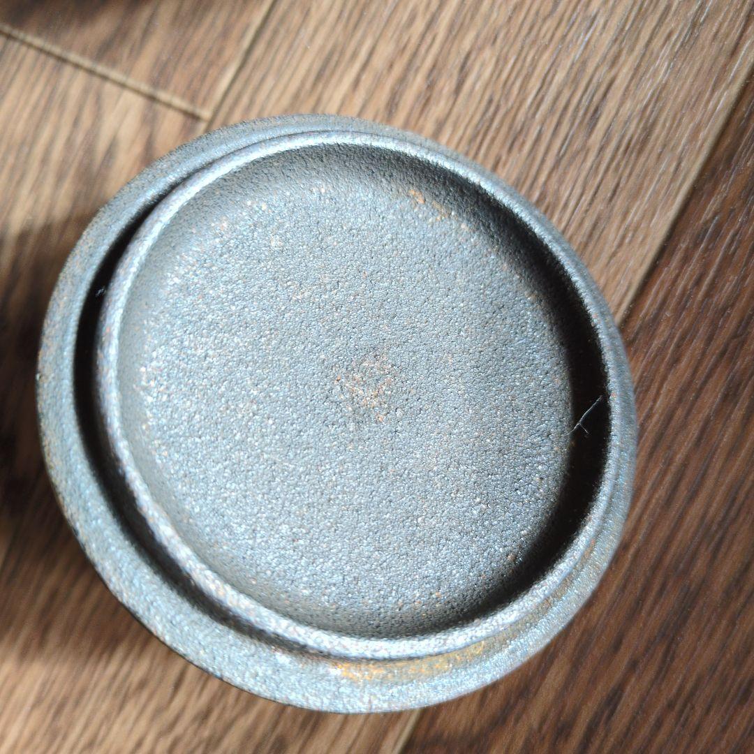 南部鉄瓶 梔子 あられ文様 (小) 茶 1.2リットル 池永鉄工